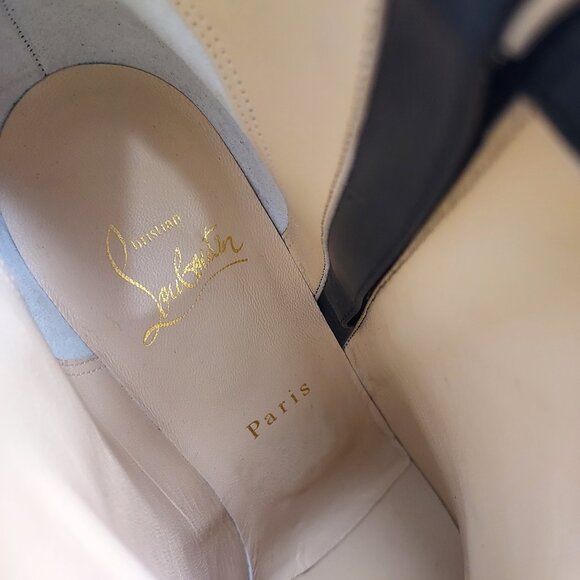 Christian Louboutin Black Ziptotal Black Ankle Boot - Picture 6 of 13